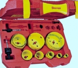 KDP11041-N Starrett DH Electricians Kit w/ 11 Holesaws and 4 Accessories